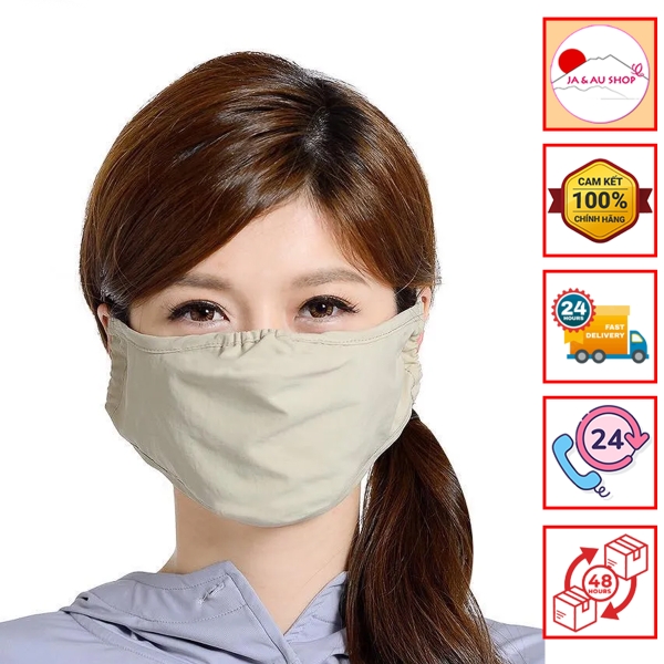 Khẩu trang chống nắng và tia UV Nhật Bản (Nhiều màu)