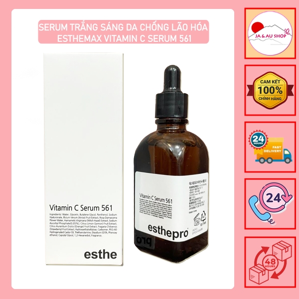 Serum Trắng Sáng Da Chống Lão Hóa Esthemax Vitamin C Serum 561