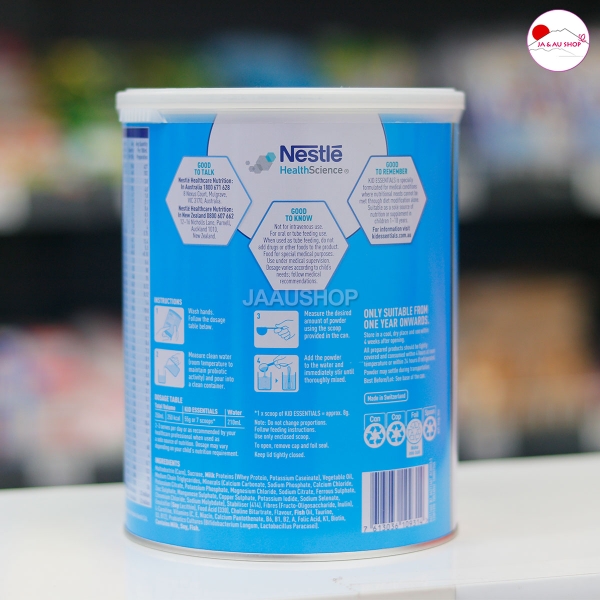 Sữa Kid Essentials Nestle 800g Cho Bé 1 - 10 Tuổi