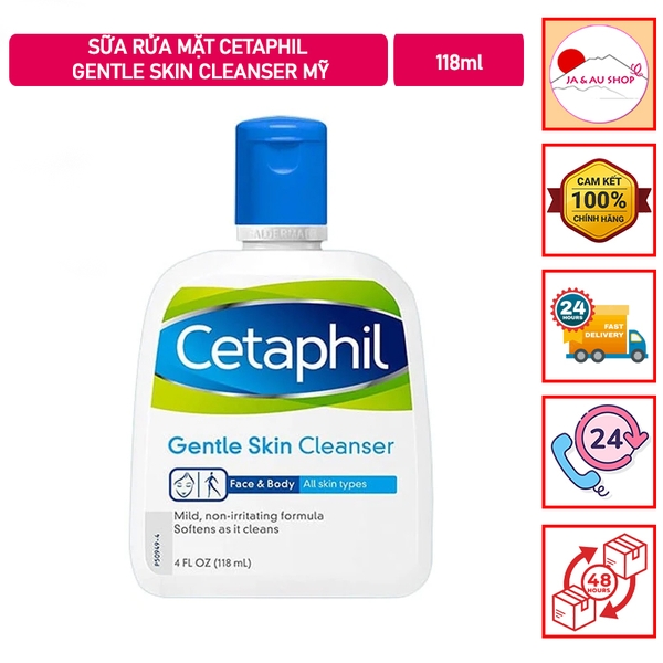 Sữa Rửa Mặt Cetaphil Gentle Skin Cleanser 118ml - Mỹ