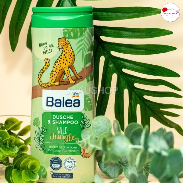 Sữa tắm gội Balea cho bé màu xanh lá 300ml