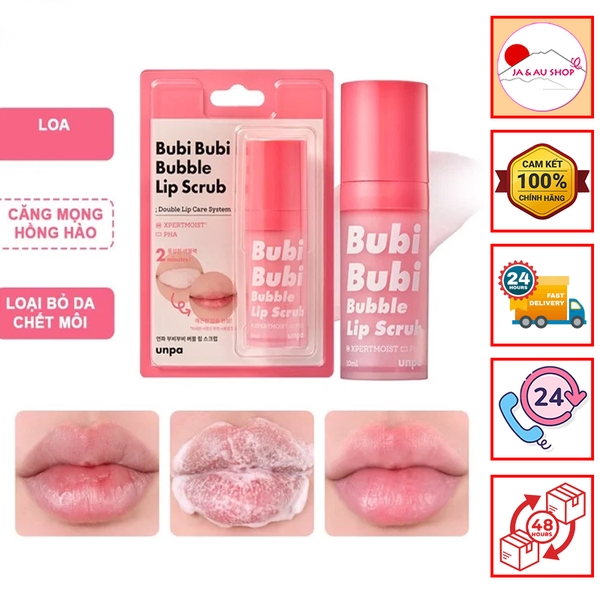 Tẩy da chết môi Unpa Bubi Bubi Lip 12ml