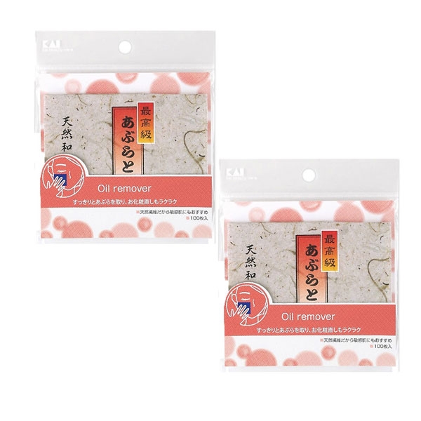 Set 100 miếng thấm dầu mặt KAI cao cấp