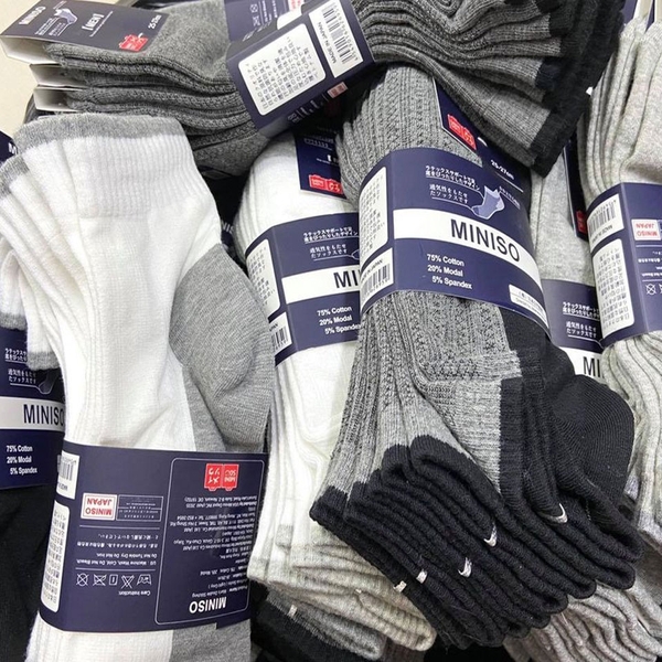 Set 5 đôi tất Miniso cho Nam