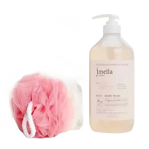 Set sữa tắm Jmella Hàn Quốc tặng kèm bông tắm