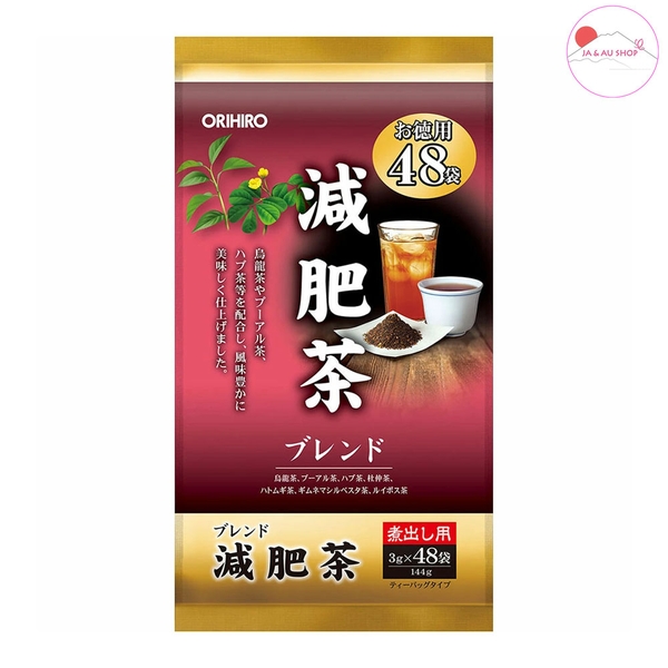 Trà Giảm Mỡ Bụng Genpi Orihiro 48 túi lọc: Đốt Cháy Mỡ Thừa, Hỗ Trợ Giảm Cân Hiệu Quả