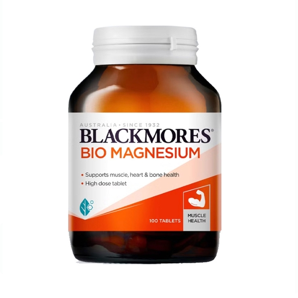 Viên uống bổ sung Magie Blackmores Bio Magnesium 100 Tablets