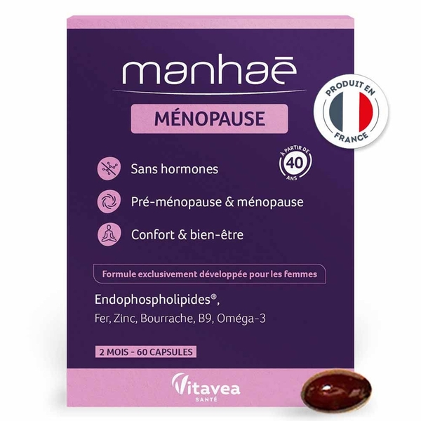 Manhae Menopause - Viên uống cân nội tiết 60 viên của Pháp