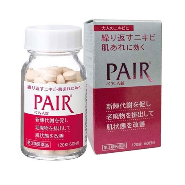 Viên uống trị mụn Pair 120 viên