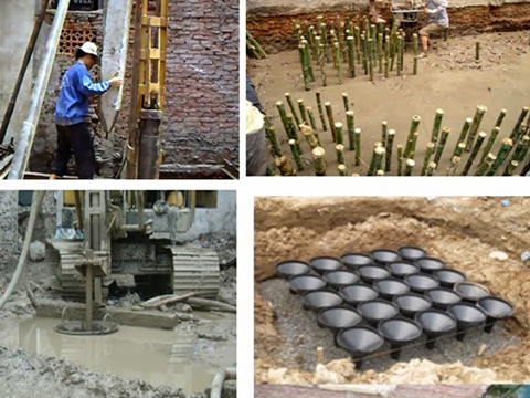 Tổng hợp móng cọc tre bản vẽ + cách thi công