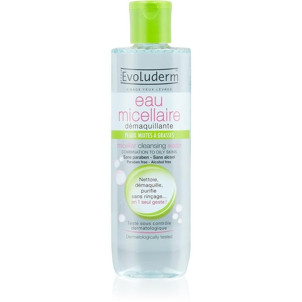 Tẩy Trang Evoluderm Eau Micellaire Xanh Lá 500Ml