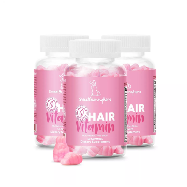 TPCN Kẹo Gấu Dưỡng Tóc SweetBunnyHare Hair Vitamin (60Ea)