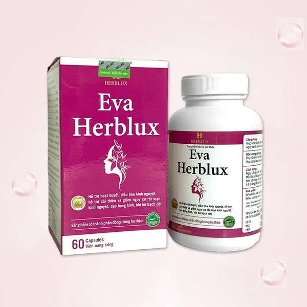 Viên Uống Eva Herblux Hỗ Trợ Điều Hòa Kinh Nguyệt