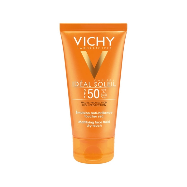 Chống Nắng Vichy Idéal Soleil Spf 50 Mattifying Dry Touch Face Fluid (50Ml)