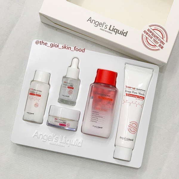 Bộ Dưỡng Da Angel's Liquid Whitening Program Glutathione Special Kit (5EA)