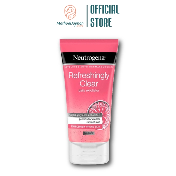 Sữa Rửa Mặt Neutrogena Refreshingly Clear Daily Exfoliator 150ml