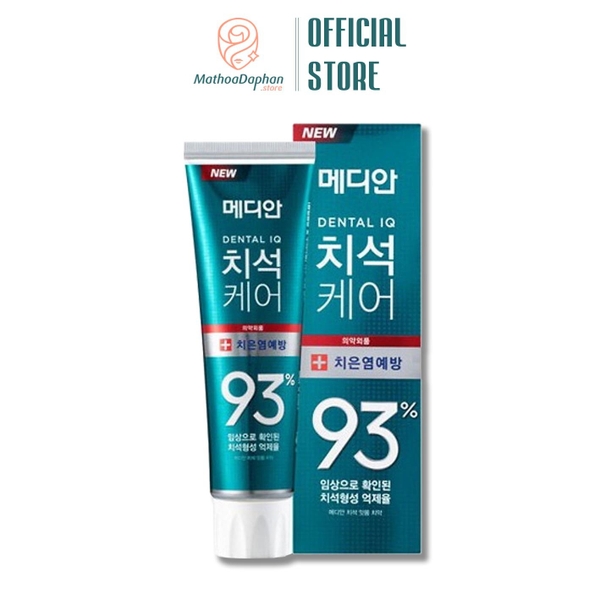 Kem Đánh Răng Cho Răng Sâu, Nhạy Cảm Median Dental 93% (Xanh Ngọc) 120g