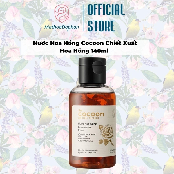 Nước Hoa Hồng Cocoon Chiết Xuất Hoa Hồng 140ml