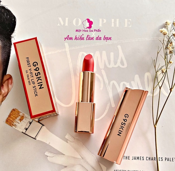 Son G9Skin First V-Fit Lip Stick #02 True Red