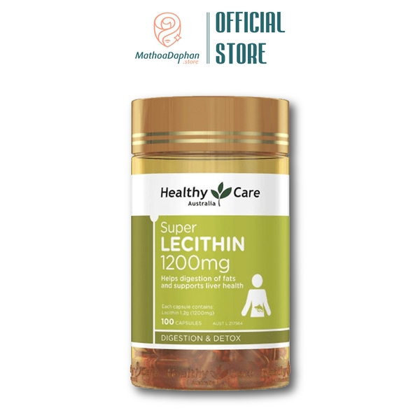 Viên Uống Mầm Đậu Nành Super Lecithin 1200mg Healthy Care (100 viên)