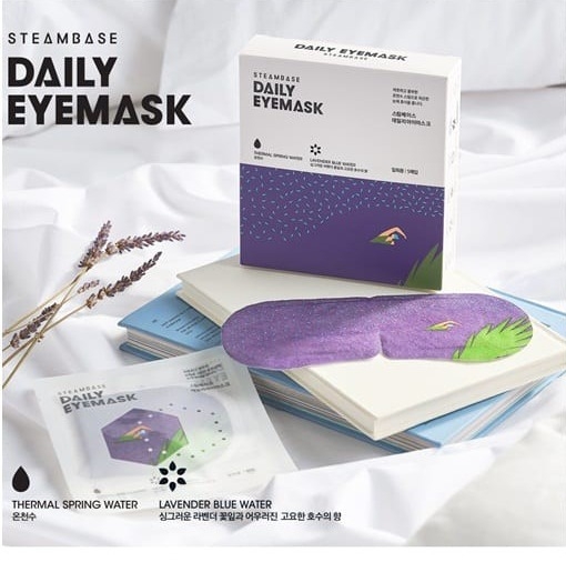 MẶT NẠ MẮT STEAMBASE DAILY EYEMASK - LAVENDER BLUE WATE