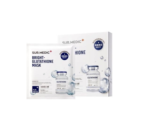 Mặt Nạ Dưỡng Trắng Sur.Medic Bright Glutathione Mask (Miếng)