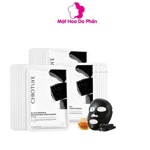 Mặt Nạ Chioture Black Propolis Brightening Moisturized Mask 30K SALE 25K