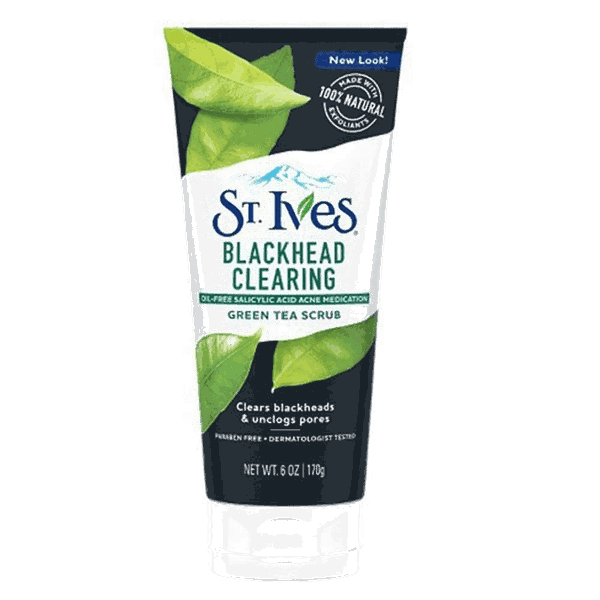 SRM ST.Ives Blackhead Cleansing Scrub 170G #Green Tea