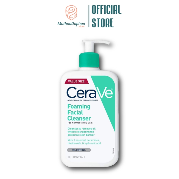 SRM Cerave Foaming Facial Cleanser For Normal To Oily Skin 473ml