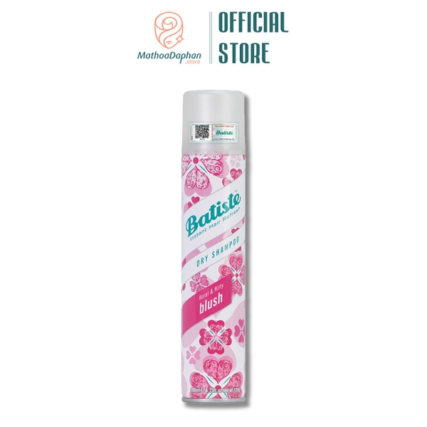 Dầu Gội Khô Batiste Hương Phấn Hoa Blush 200ml