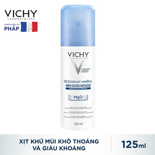 Xịt Khử Mùi Vichy Deodorant Mineral 48H
