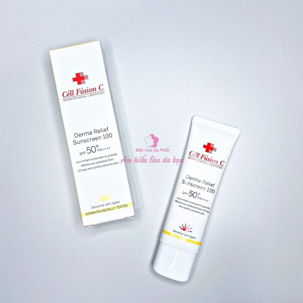 Kem chống nắng Cell Fusion C Derma Relief Sunscreen 100 SPF50+ PA++++