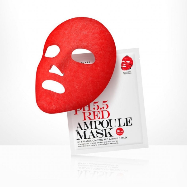 Mặt Nạ So' Natural pH 5.5 Red Ampoule Mask