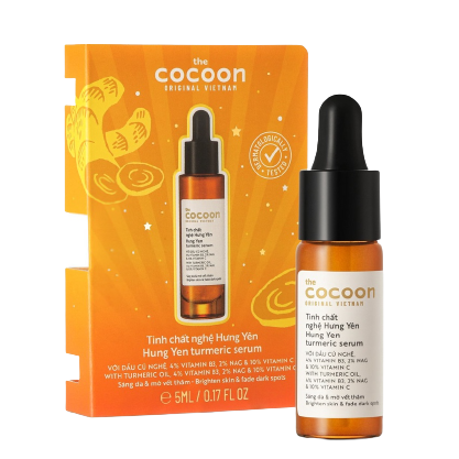 The Cocoon tinh chất nghệ Hưng Yên sáng da & mờ vết thâm 5ml - Turmeric serum