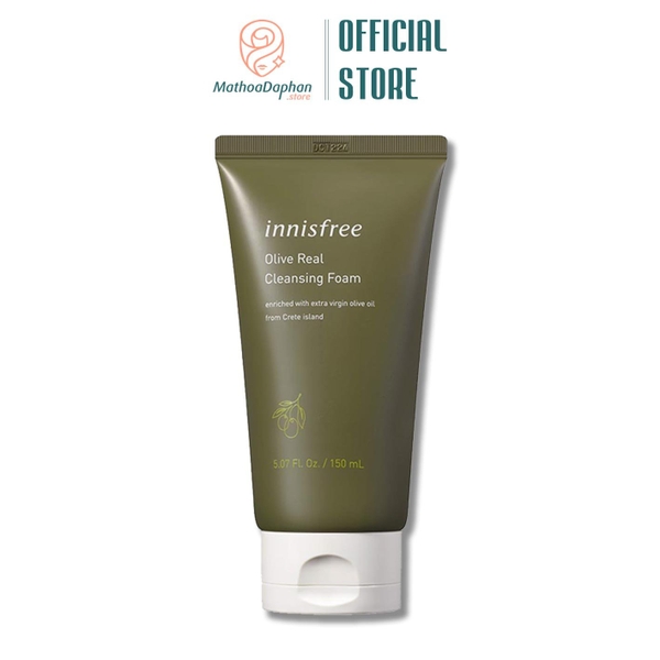 Sữa Rửa Mặt Dưỡng Ẩm Innisfree Olive Real Cleansing Foam 150ml