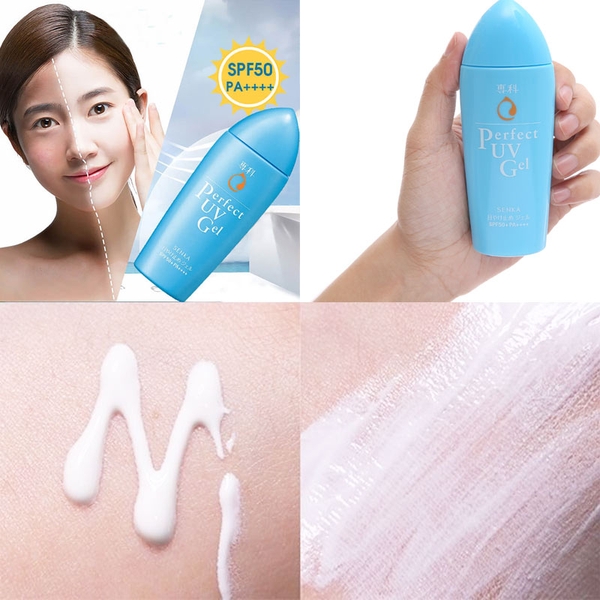 Gel Chống Nắng Senka Perfect UV Gel Ẩm Mượt Cho Da Khô 80g | An Beauty Shop