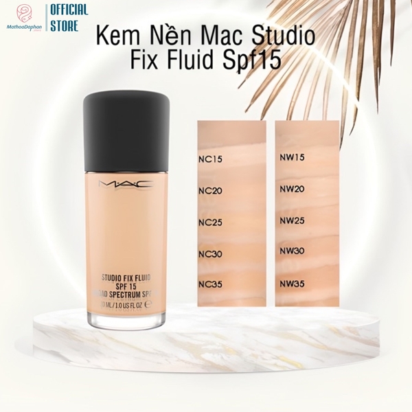 Kem Nền MAC Studio Fix Fluid SPF 15 #NC20