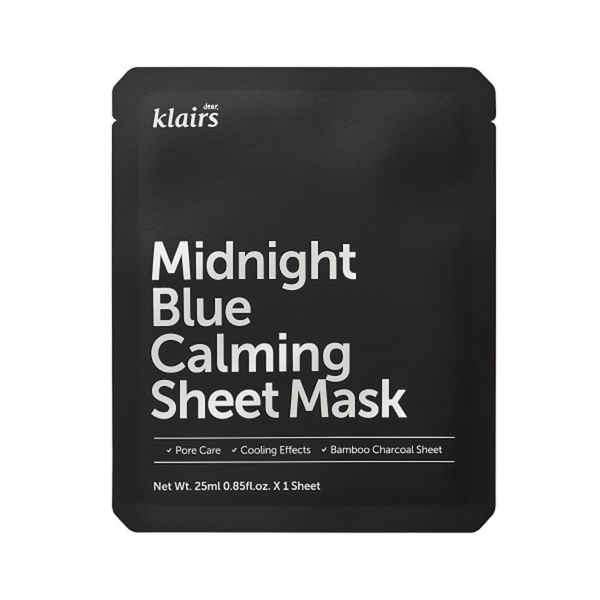 Mặt Nạ Klairs Midnight Blue Calming Sheet Mask 25ml