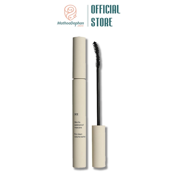 Mascara 3CE Slim Fix Waterproof For Clean Volume Lashes