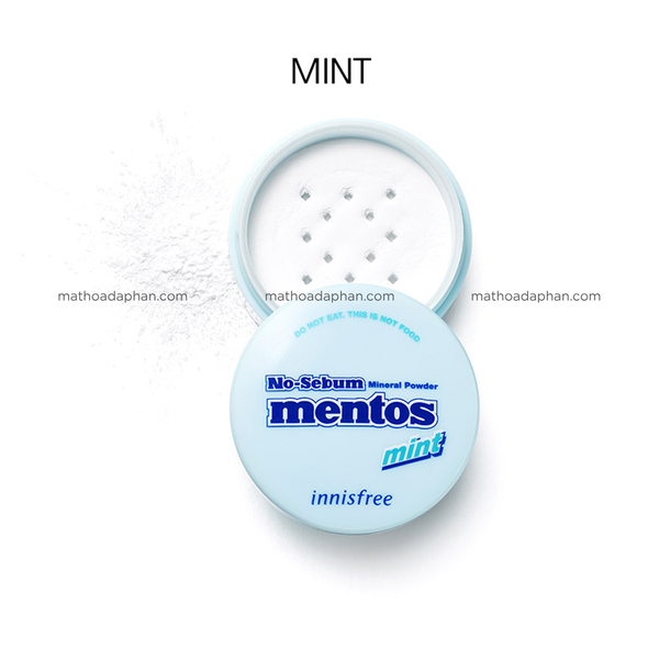 Phấn Phủ Innisfree No-sebum Mineral Powder Mentos 5g #Mint