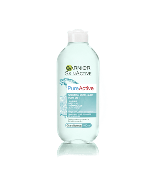 Tẩy Trang Garnier Pure Active Micellar Water 400ml #Xanh Dương