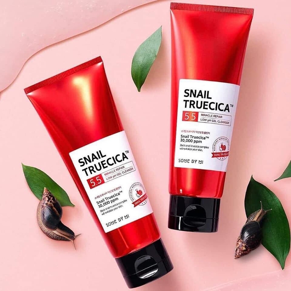 Sữa Rửa Mặt Some By Mi Snail Truecica Miracle Repair Low pH 5.5 Gel Cleanser 100ml