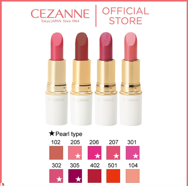 Son Lì Lâu Trôi CEZANNE Lasting Lip Color N 3.9g  #302