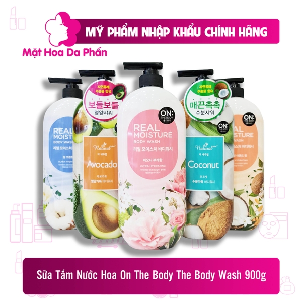 Sữa Tắm On The Body The Natural Plus Coconut Body Wash 900g