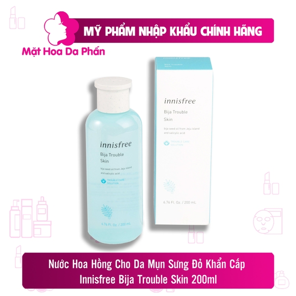 Nước Cân Bằng Innisfree Bija Trouble Skin 200ml