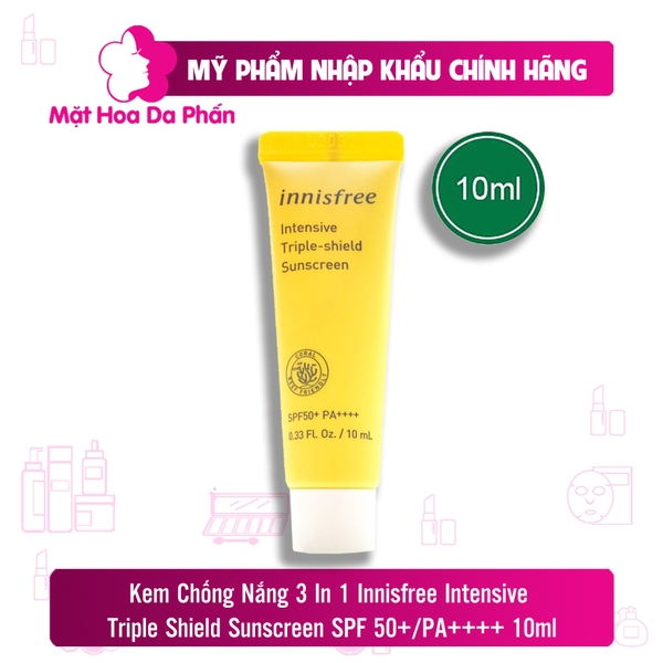 [MINI] Kem Chống Nắng Innisfree Triple Shield SPF 50+ PA+++