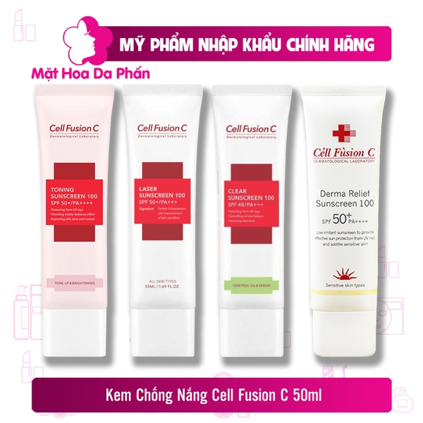 Chống Nắng Cell Fusion C Laser Sunscreen 100 SPF50 50ml