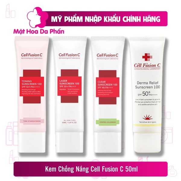 Chống Nắng Cell Fusion C Laser Sunscreen 100 SPF50 10ml