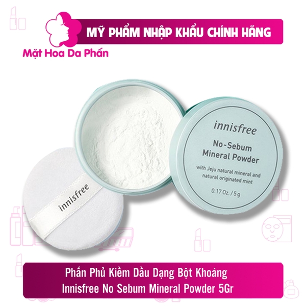 Phấn Phủ Innisfree No-Sebum Mineral Powder 5g