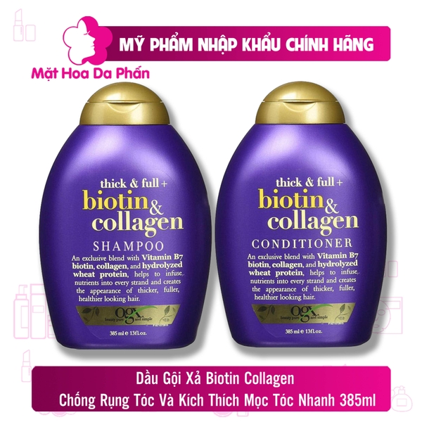 Dầu Gội Biotin & Collagen OGX 385ml